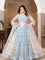 Embellished with Heavy Sequins and Coding Work Lehenga