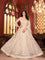Net Embroidery Sequence Design Work With Canan And Canvas Flair Lehenga Choli