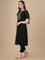 Art Sillk With Embroidery Work And Half Sleev Top Pent