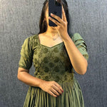 SUMMER SPECIAL SOUTH SILK PURE COTTON ONE PIECE GOWN