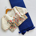 Cotton silk with digital print saree