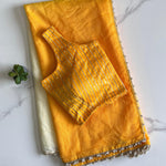 Viscos Kota Doriya Pearl Lace Work Saree