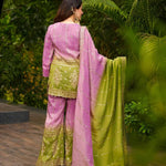 Heavy Chinon Silk digital Pedding With Premium Work Top Pent