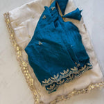 Tissue Silk Fabric With Embroidery Work Saree