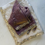Tissue Silk Fabric With Embroidery Work Saree