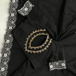 Pure Chanderi Cotton Embroidey Work Saree