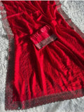 Space Silk With Jarkhan Work Saree