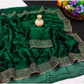 Space Silk With Jarkhan Work Saree