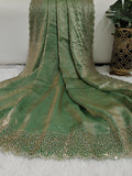 Space Silk With Jarkhan Work Saree
