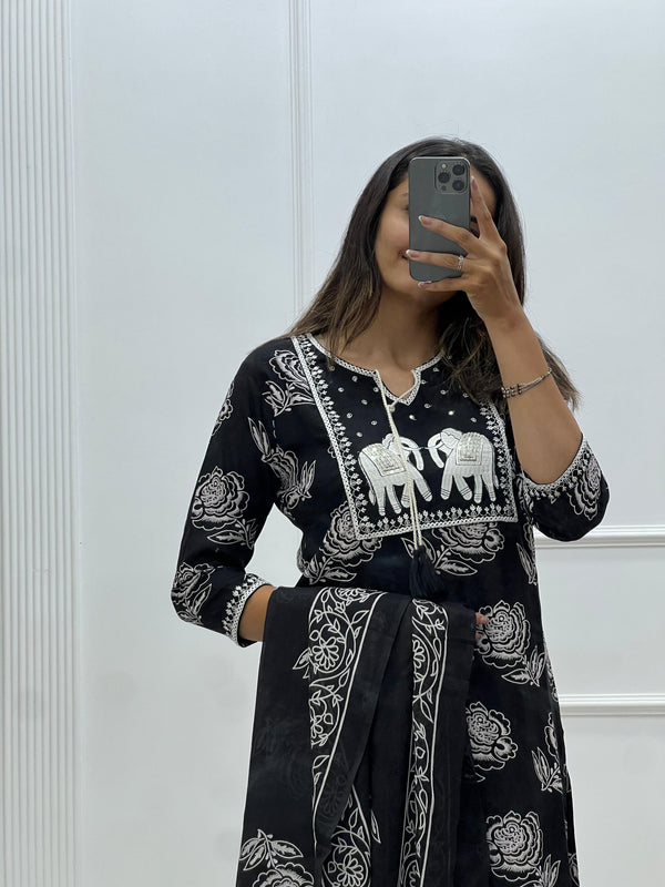 Beautifull Reyon Embroidery Work Top