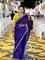 Satin Chiffon Candy Crush Silk With Embroidery Work Saree