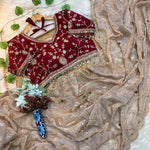 Soft Elegent With Rich Look With Embroidery Work Saree