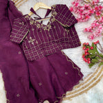 Soft Crunchy Silk With Hand Work Saree