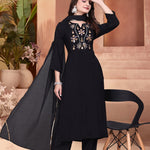 Mulchanderi Mirror Hand Work Top Bottom