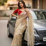 Stylish Women's Soft Zimmy Choo Fandy Silk Saree