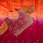 Beautifull Rich Look Embroidery Work Saree