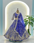 Wedding Special Butterfly Net With Codding Embroidery Work Lehenga