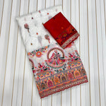 Beautifull Weadding Special Rajwadi Silk With Thread Woven Work Saree