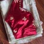 Beautifull Fendy Sattin With Gota Patti Work Saree