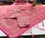 Beautifull Soft HO Silk With Jacquard Work Saree