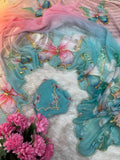 Beautifull Soft Georgette Digital Print Work Saree
