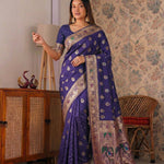 Designer Pure HO Silk With Jacquard Weaving & Cutdana Handwork Saree