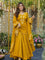 Beautiful Soft Crunchy Chiffon Suit With Hand Charkhi Gota Patti Work