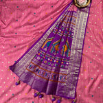 Beautifull Banarasi Silk With Zari Weaving Work Saree