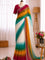 Star Georgette Digital Print Jarkan Work Saree