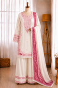 Satin Rayon Embroidery Work Top Farshi Plazzo