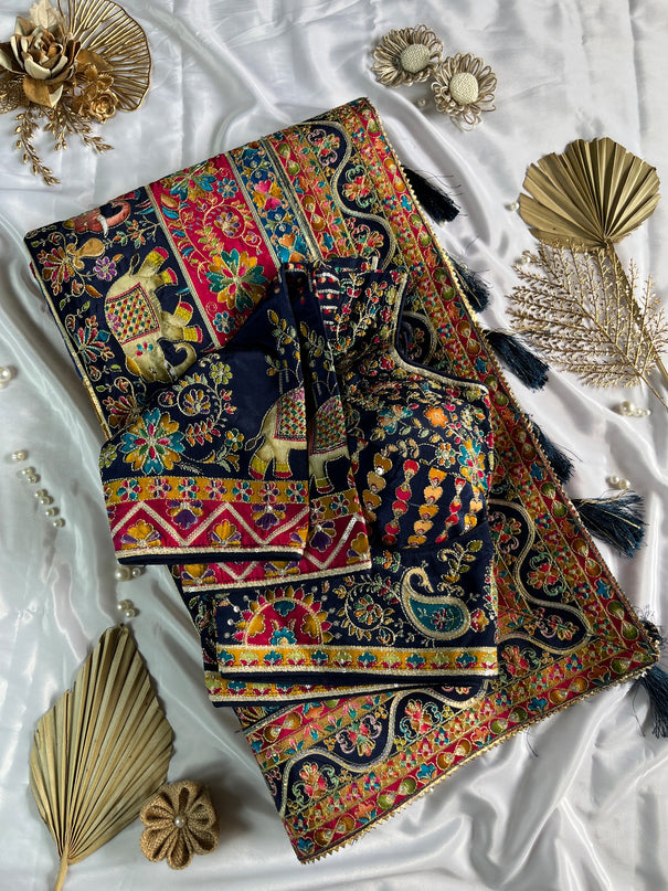 Pure Viscose Position Print Saree