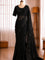 Fandy Satin Tone To Tone Beads Sequins Work Saree