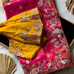 Premium Dola Silk Coding Sequence Work Saree