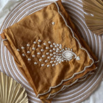 Pure Space Silk Zardosi Pearl Handwork Saree