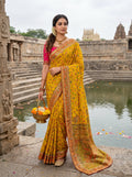 Pure Heavy Rajwada Pashmina Silk saree