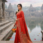 Pure Heavy Rajwada Pashmina Silk saree