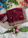 Very Soft Elegant Rich Look Fendy Sartin Saree