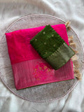 Mushroom Satin Silk Saree