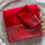 Mushroom Satin Silk Saree