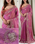 Fendy Satin Jacquard Beautiful Saree