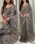 Fendy Satin Jacquard Beautiful Saree