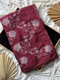 Premium Pure Kota Doriya Multi Thread Zaal Work Saree
