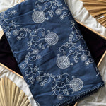 Premium Pure Kota Doriya Multi Thread Zaal Work Saree
