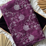 Premium Pure Kota Doriya Multi Thread Zaal Work Saree
