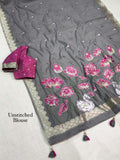Beautifull Pure Modal Cotton With Weaving Rich Pallu Saree