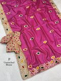 Kota Doria Threadwork Designer Saree
