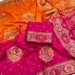 Rangrez Rani – Pure Dola Silk Meena Weave Saree