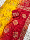 Rangrez Rani – Pure Dola Silk Meena Weave Saree