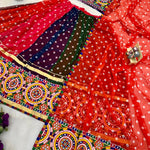 Navratri Special Faux Georgette Embroidery Work Lehenga