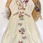 Beautifull Faux Georgette Embroidery Work Top Sharara